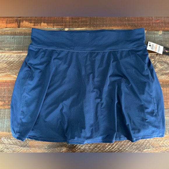 NWT Ideology Woman Performance Women’s 2X Teal Zip Pocket Sport Skort - Picture 1 of 8